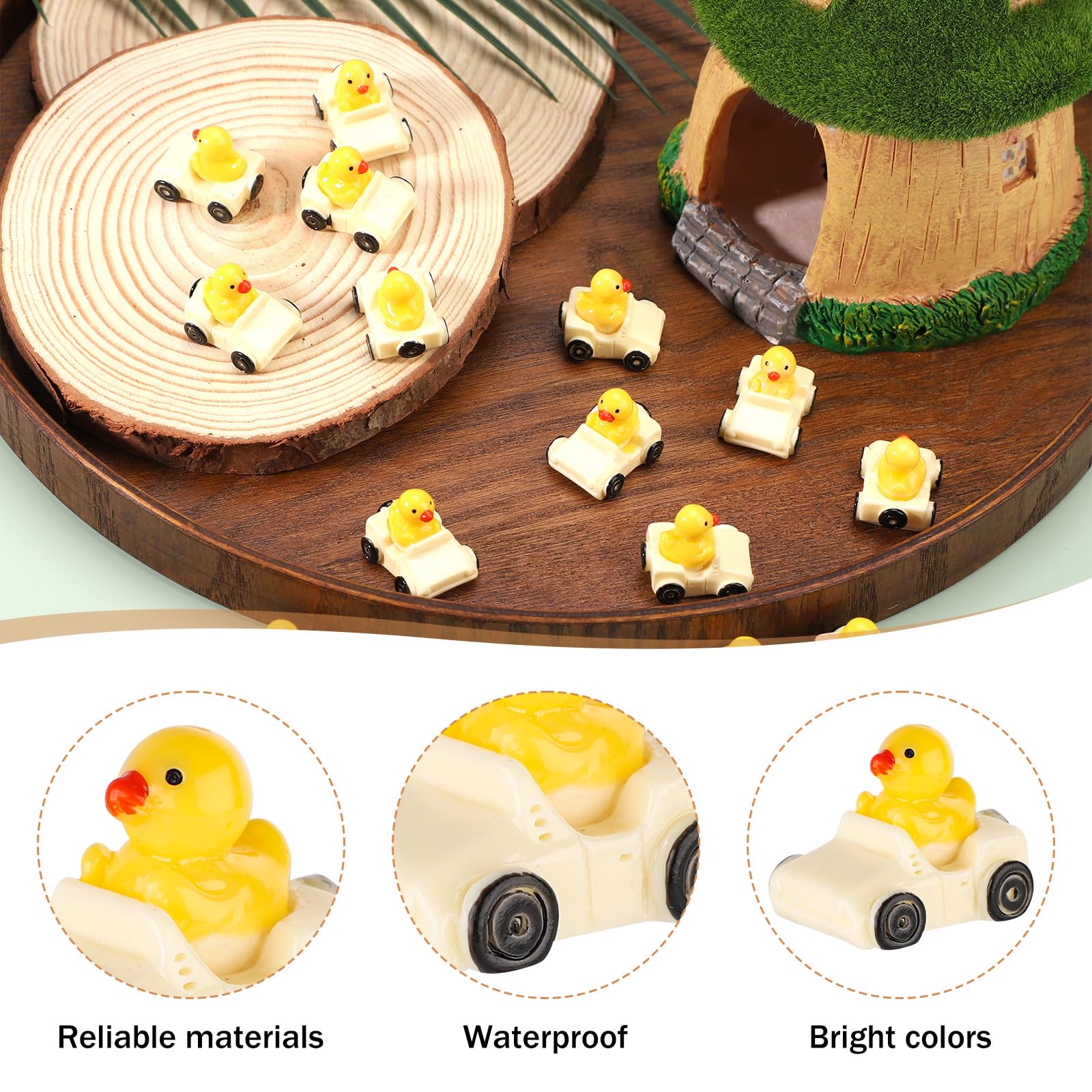 Tinoaly 30pcs Miniature Duck Figures - Image 4