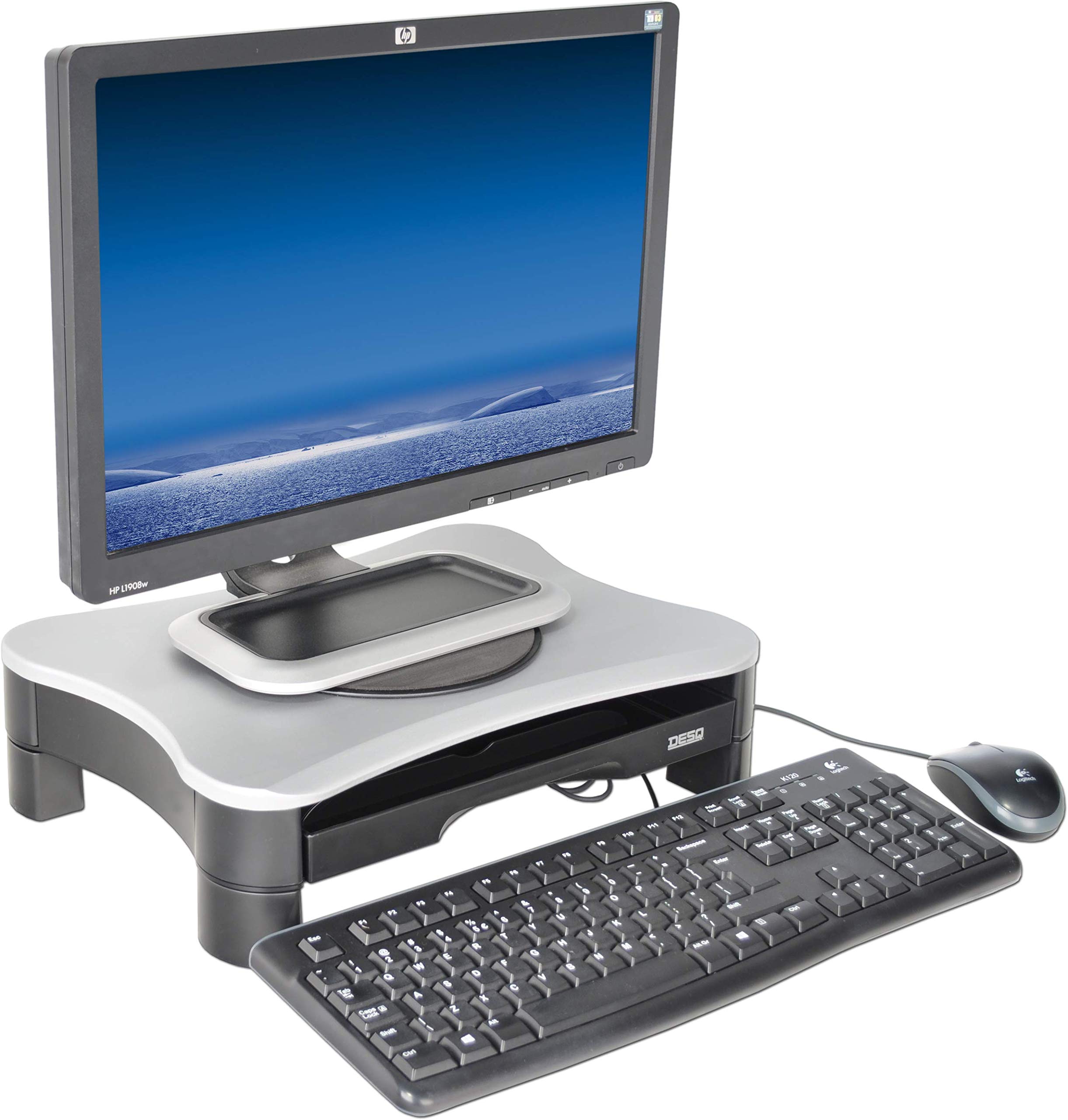 Supporto per monitor con cassetto Desq