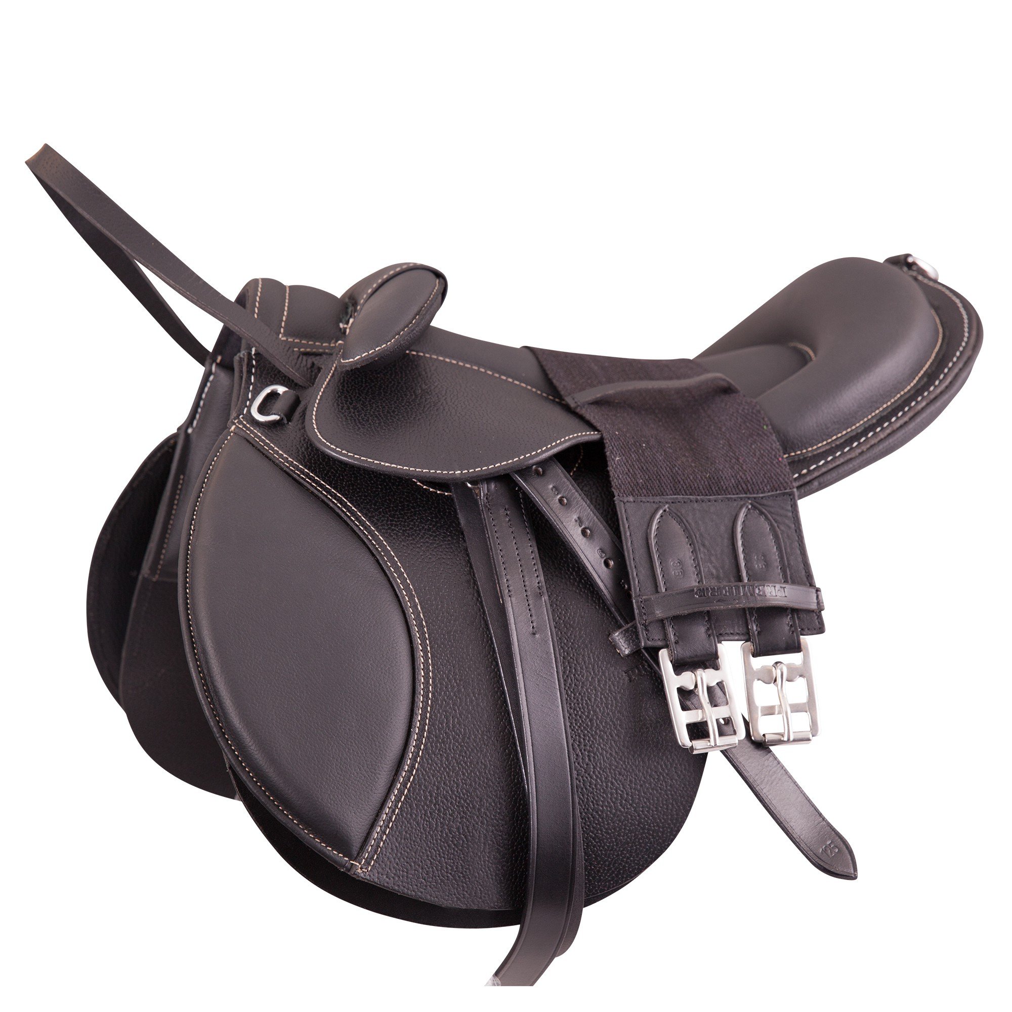 Premiere Ponysattel komplett, Farbe:schwarz, Groesse:12 inch