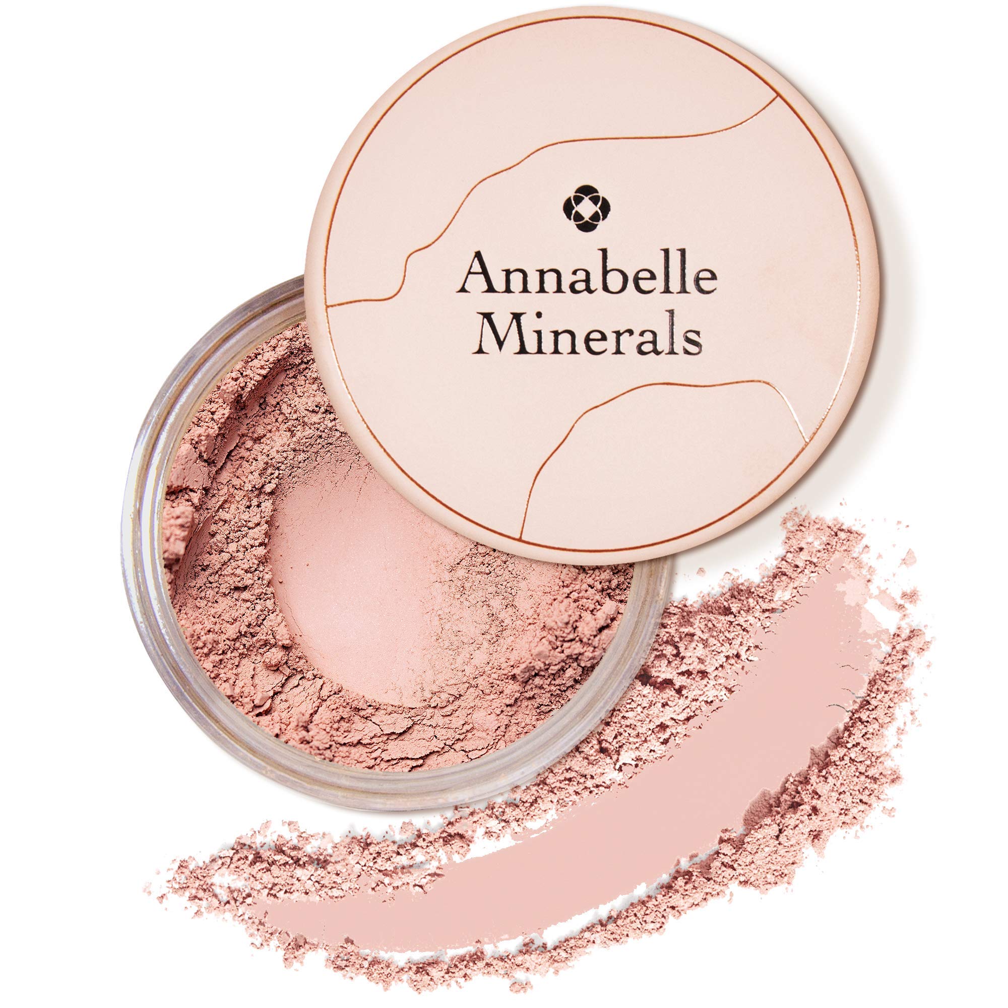 Annabelle MineralsAll-Natural Mineral Blush Powder - Matte Makeup Finish - Highly Pigmented - Save & Long Lasting Make-up - Natural Fresh Look - For All Skin Types - Vegan - Satin Sunrise 4g