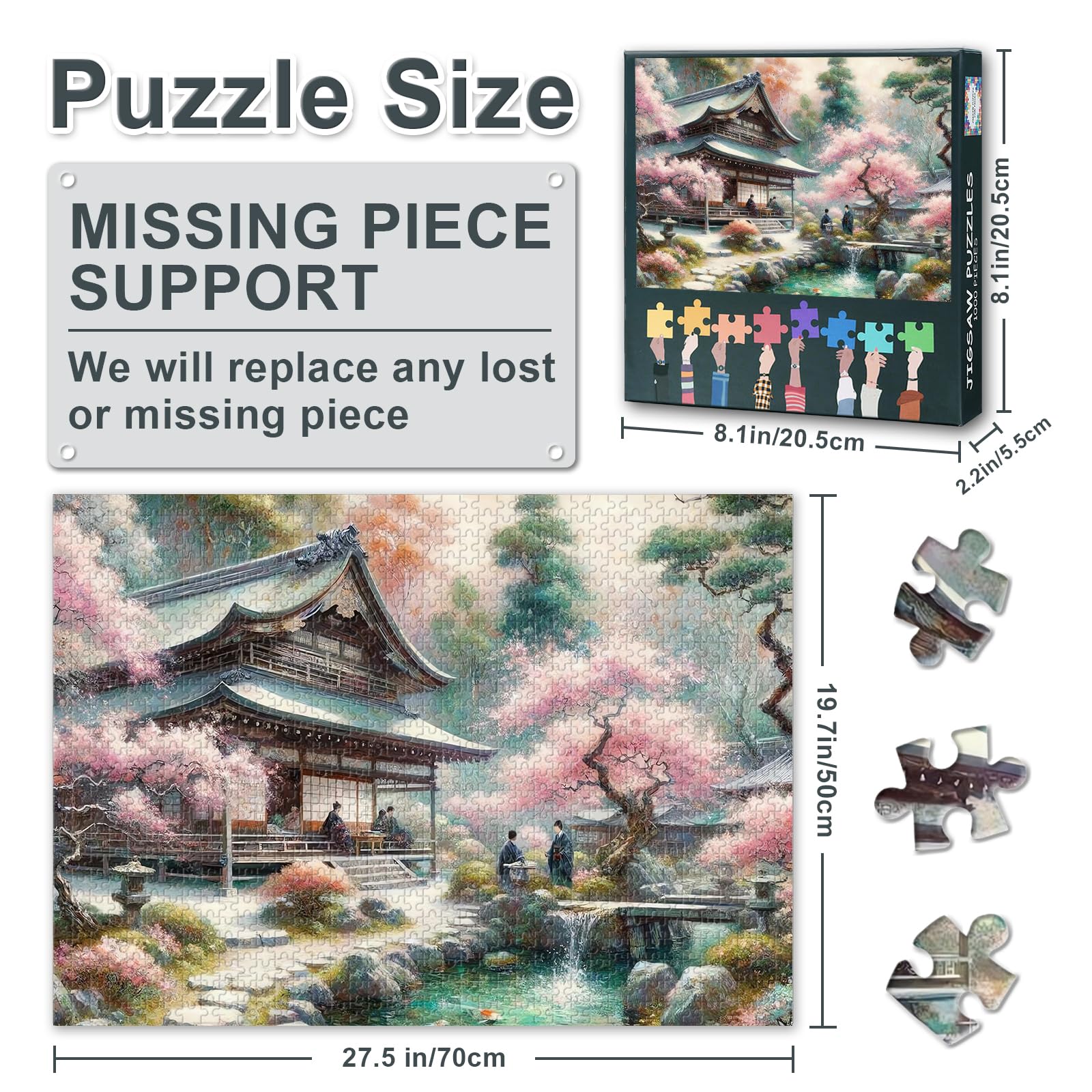 Jigsaw Puzzles for Adults 1000 Landscape Theme - Image 3