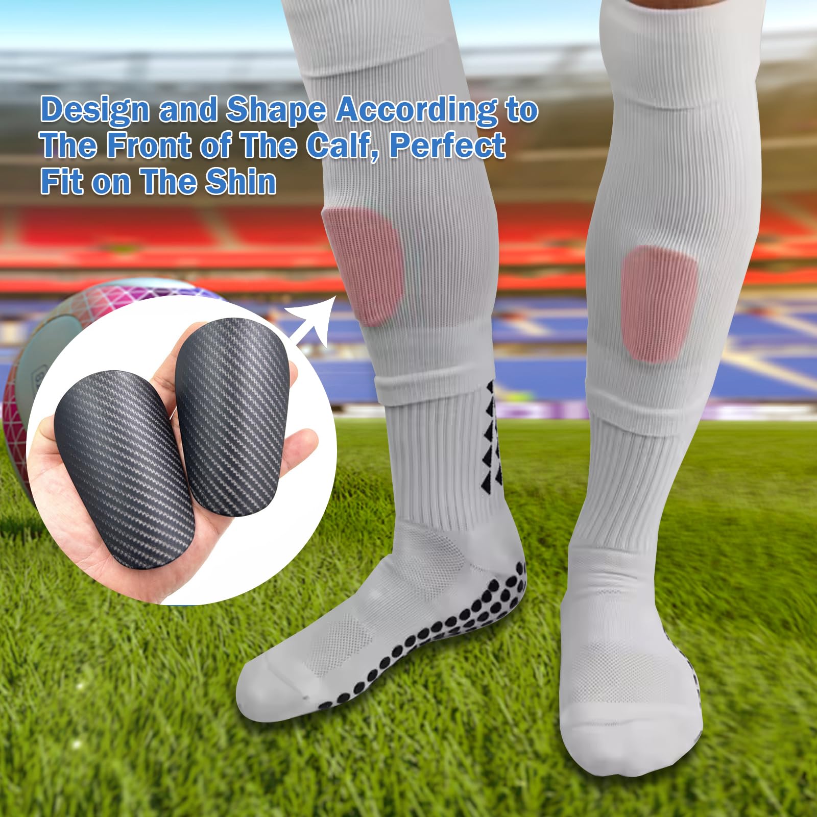 Parastinchi Mini Per Bambini - 10x6cm, Protezione Leggera Per Calcio E Sport, Unisex - Foto 12