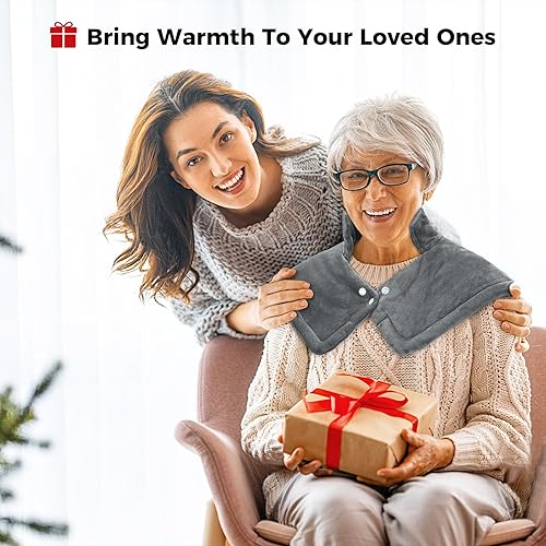 Miniatura 7 de NOWWISH Almohadilla térmica para cuello y hombro, regalos del día de la madre, regalos de cumpleaños para mujeres y hombres, mamá o papá,