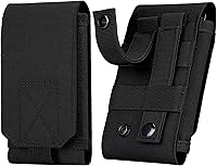 Vista 1 de IronSeals Funda táctica Molle para teléfono, bolsa universal para cinturón para iPhone 17 Pro Max/17 Pro/17/16 Pro Max/15 Pro Max/14 Pro Max/13/12