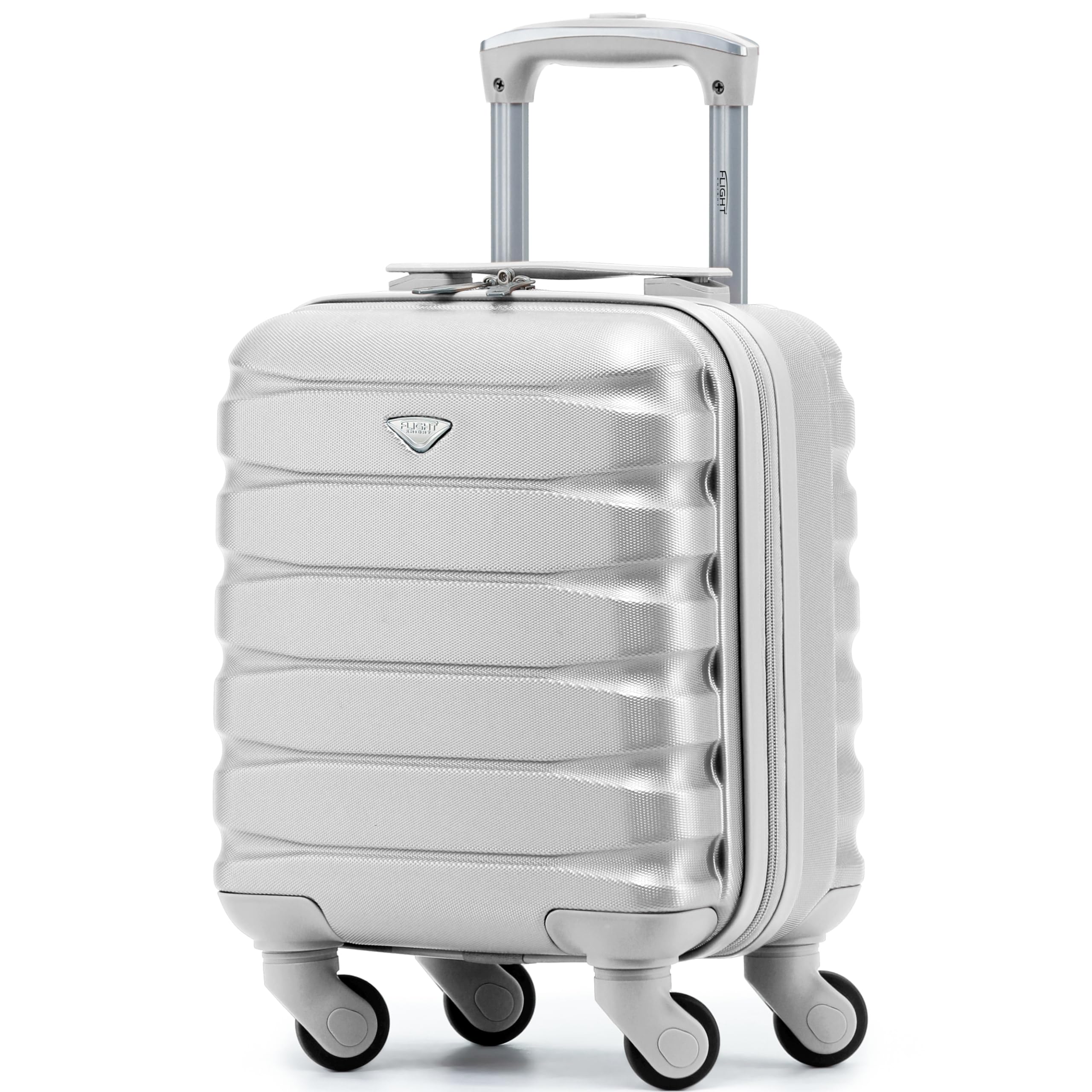 Flight Knight 56x45x25 EasyJet Cabin Bag, Jet2, British Airways Suitcase - Lightweight Small Durable 4-Wheel Cabin Case, Maximum Carry-On Size, ABS Hard Shell, 10kg Hand Luggage Bag- 56 x 45 x 25 — view 129