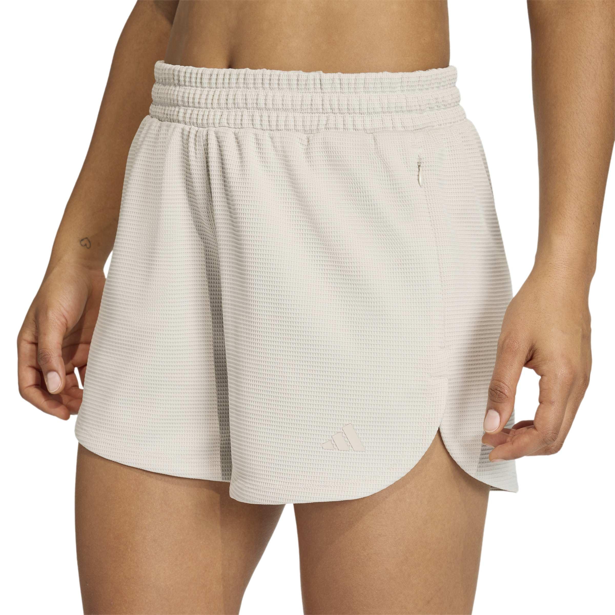adidas Pacer Workout Waffle Shorts - Shorty Kobiety