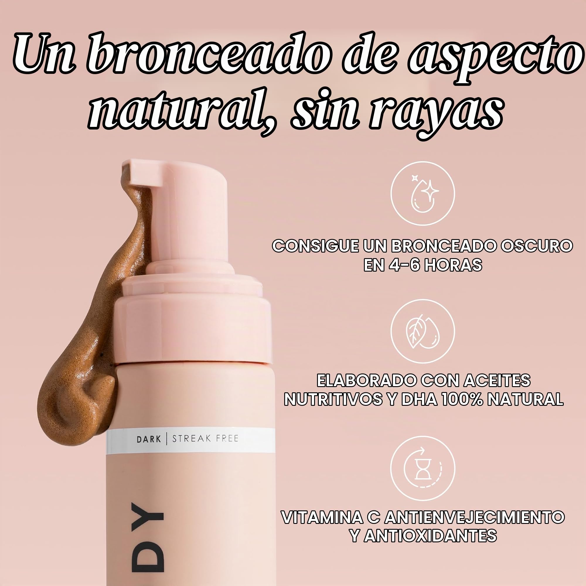 BaliBody autobronceadores y bronceadores (espuma autobronceadora, 6.7 oz)