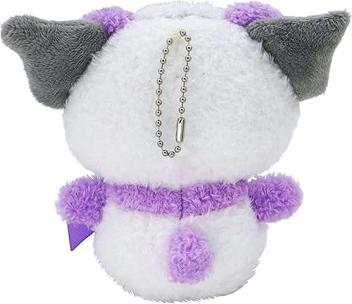 Miniatura 4 de Ahlsense Lindo llavero de felpa de 4.7 pulgadas, colgante de figura de dibujos animados, lindo llavero de felpa de anime japonés