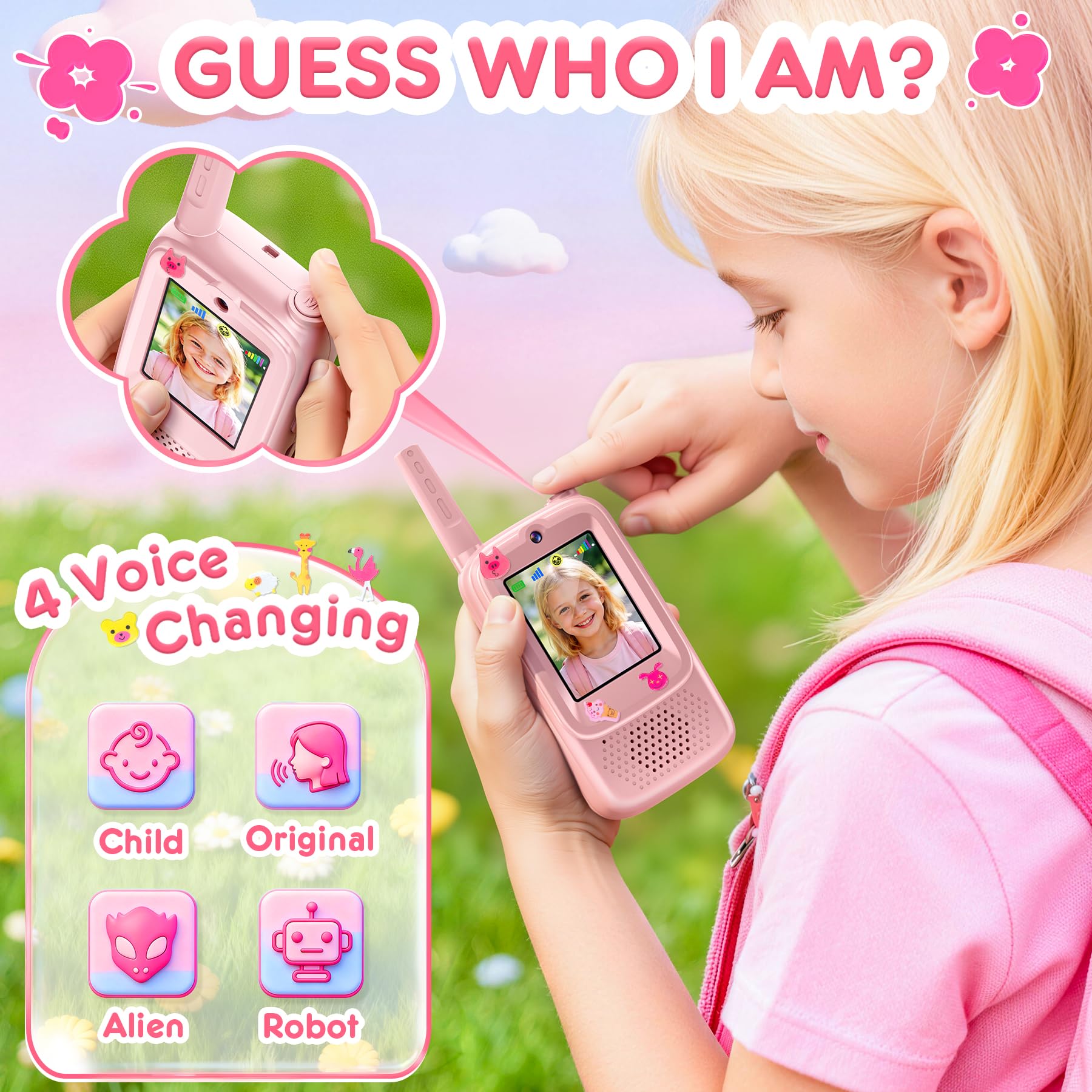 Walkie-Talkie para niños para Exteriores