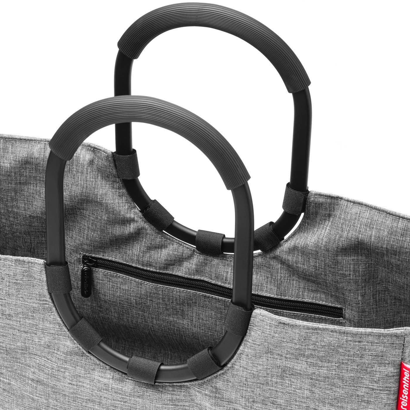 reisenthel loopshopper L twist silver - Stabile Shoppingtasche oder Handtasche mit praktischen Fächern aus recycelten PET-Flaschen – Bild 4