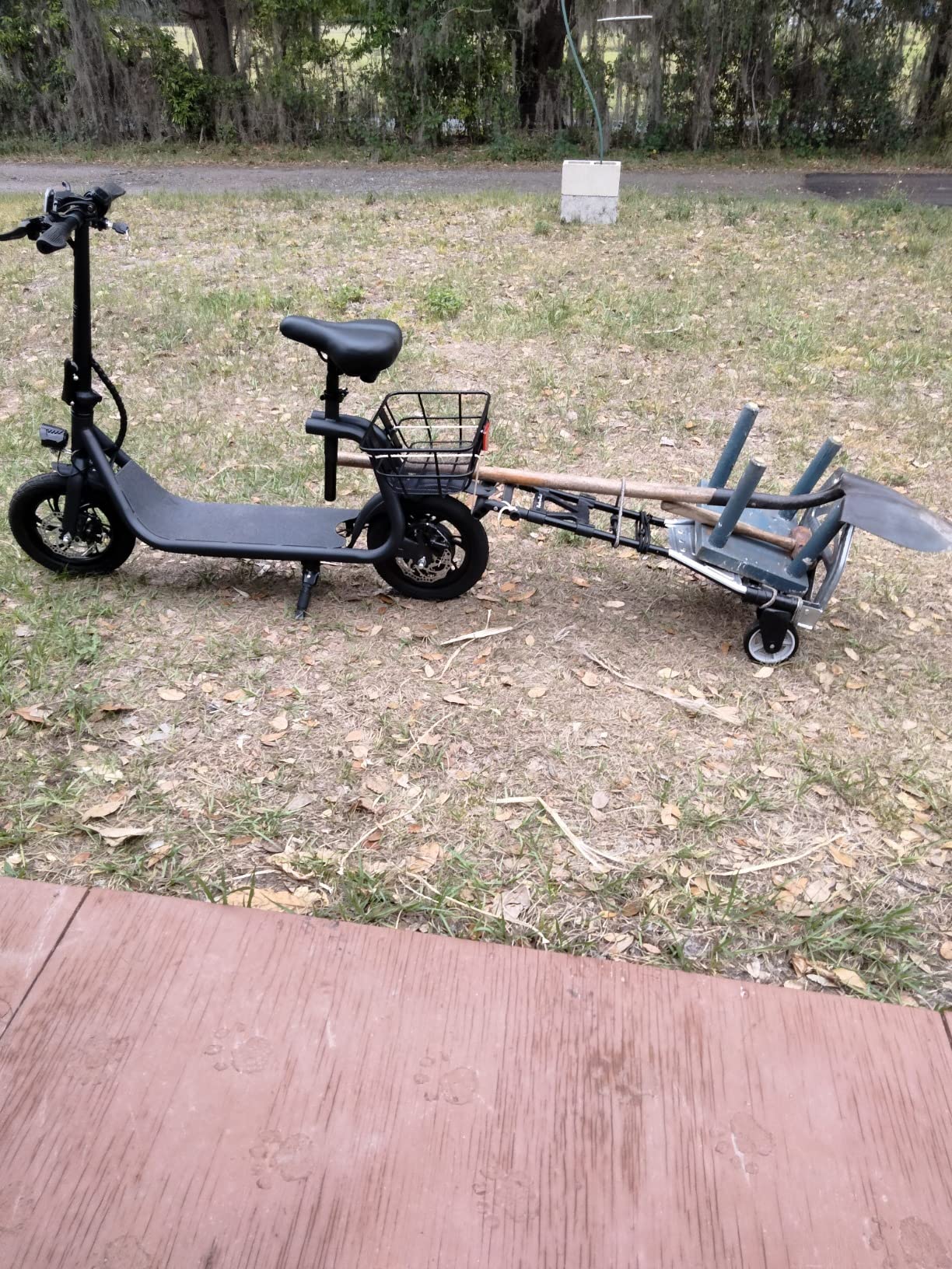12/mo Finance SEHOMY Electric Scooter Adults with Seat, Portable