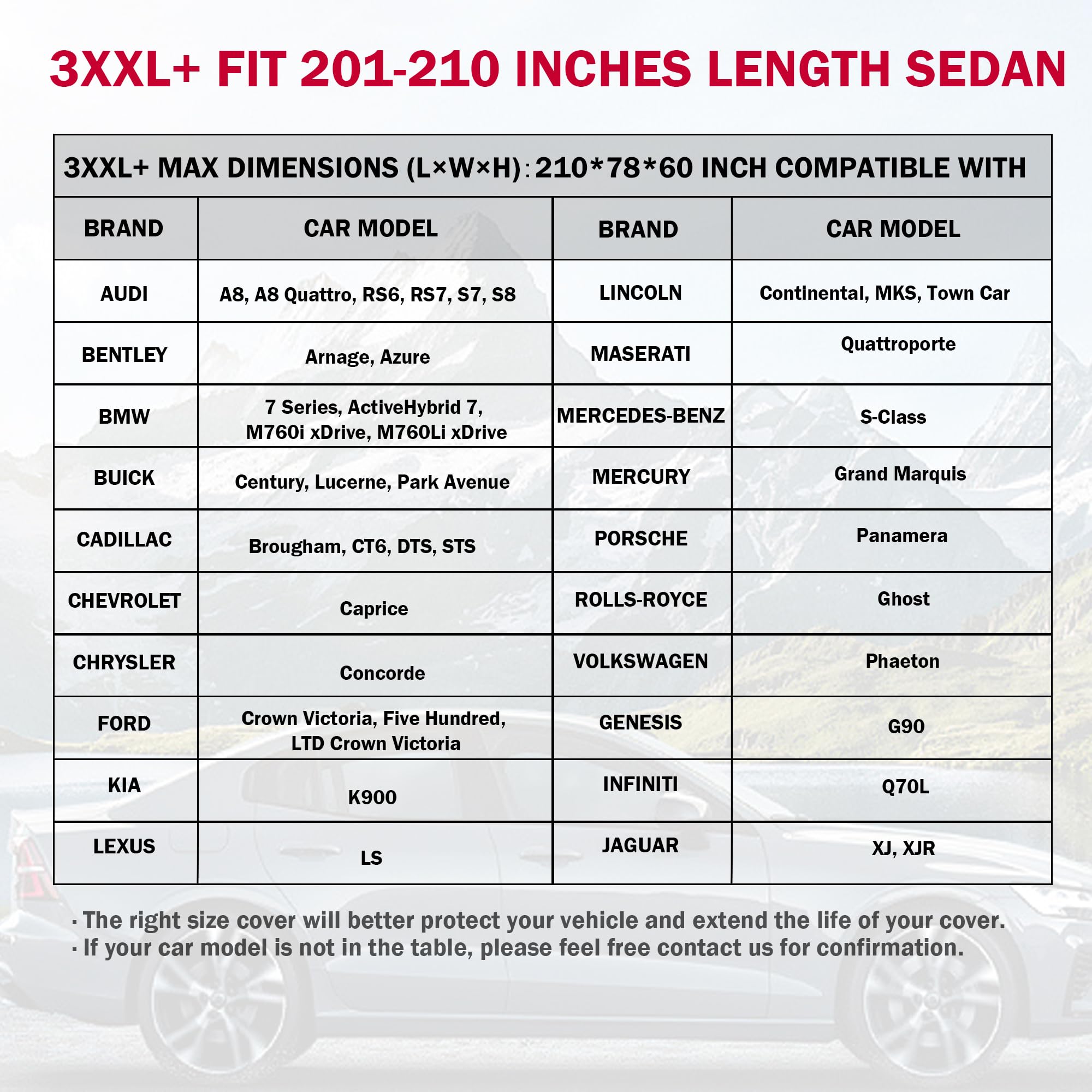 Waterproof Car Cover for Automobiles All Weather - Coverado Car Cover Heat Protection with Zipper Door Cotton Backing — view 6