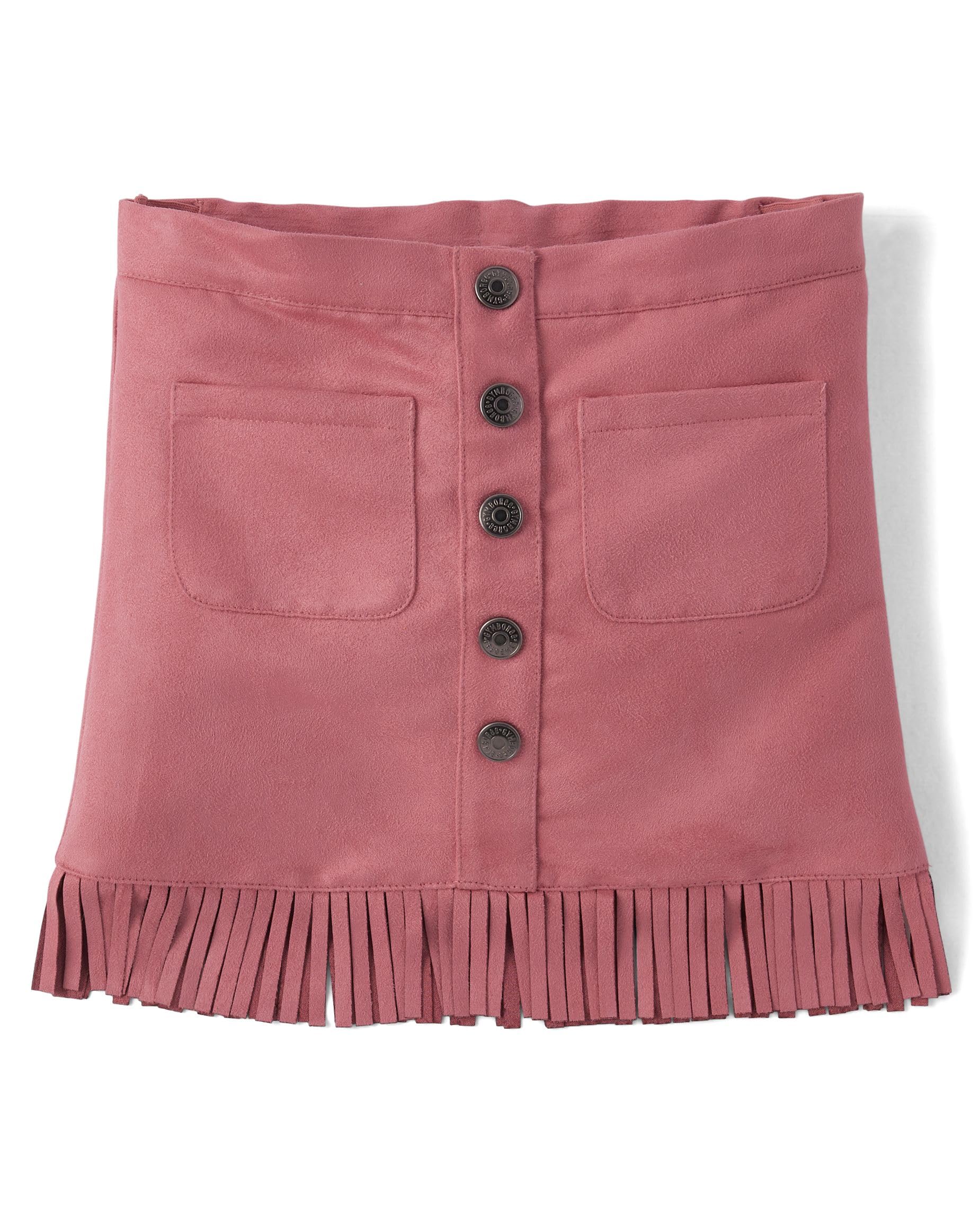 Gymboree Girls' and Toddler Suede Fringe Skirtss