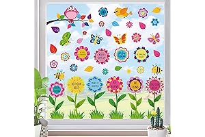 Double-Sided Summer Spring Window Clings