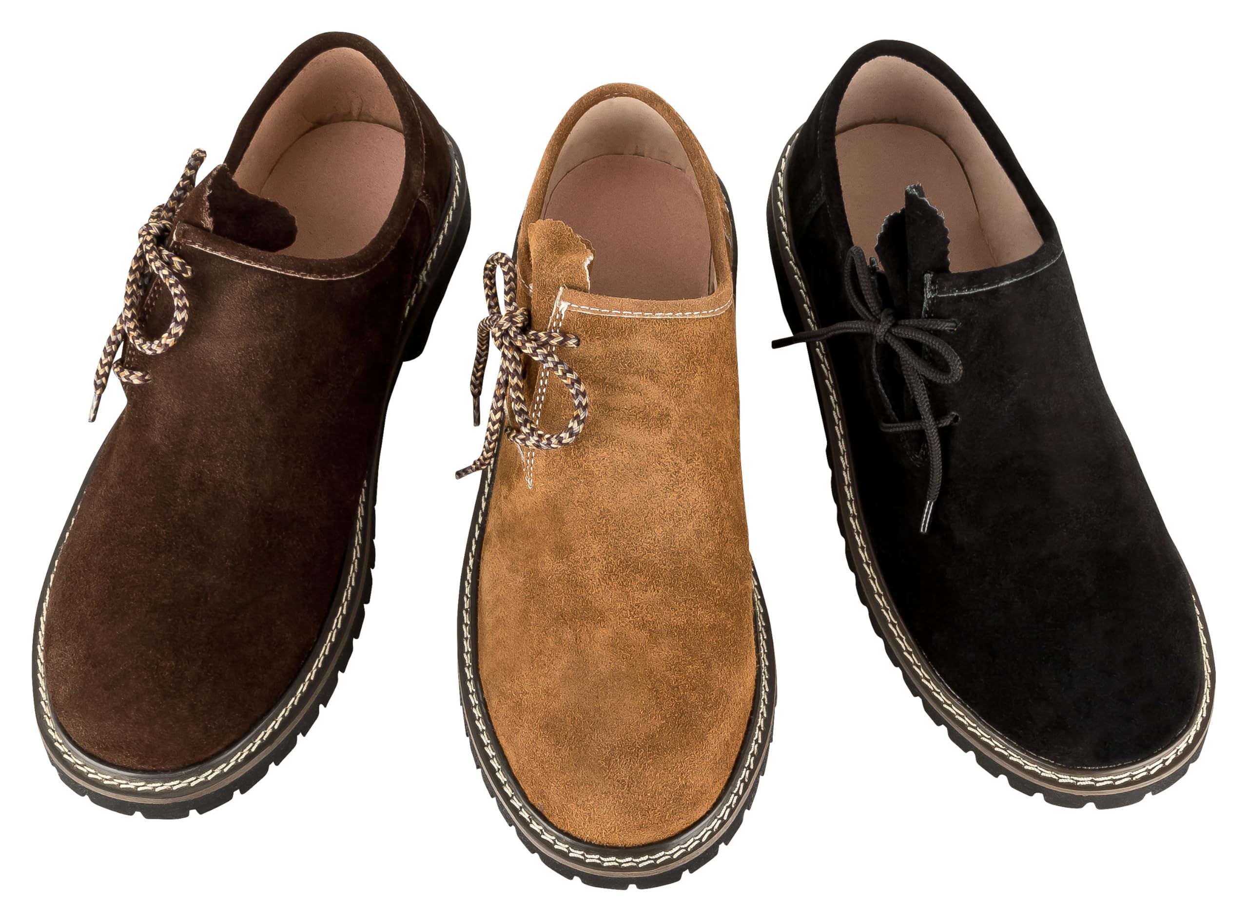 Premium Trachten Herrenschuhe - hochwertiger Trachtenschuh für Männer - Lederschuhe für Oktoberfes
