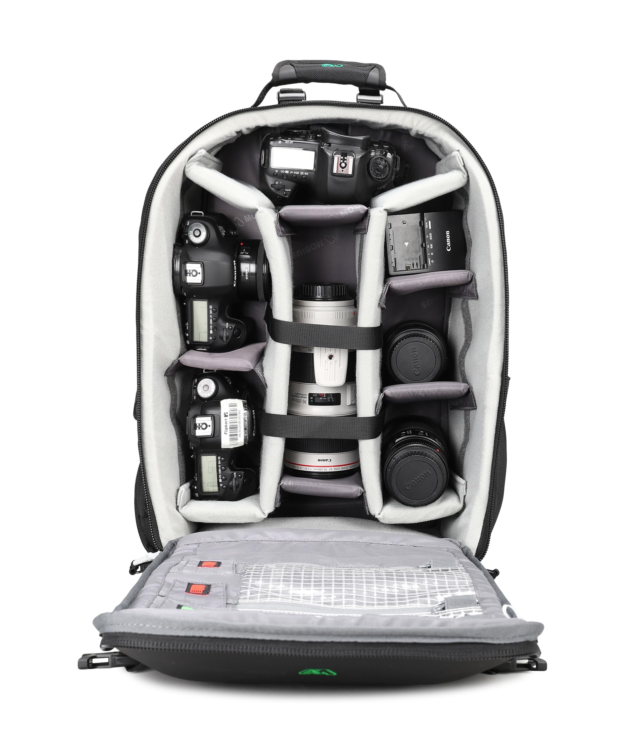 MOBIUS Legend B DSLR Camera Backpack | Limited Edition | Fits 2 Camera Bodies + 7–8 Lenses (150-600 mm Compatible) + 17″ Laptop |Rain Cover |Tribute to Indian Legends 1