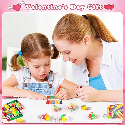 Miniatura 5 de 30 piezas de rompecabezas de cerebro llavero recuerdos de fiesta para niños, mini rompecabezas 3D a granel para bolsas de regalos, premios