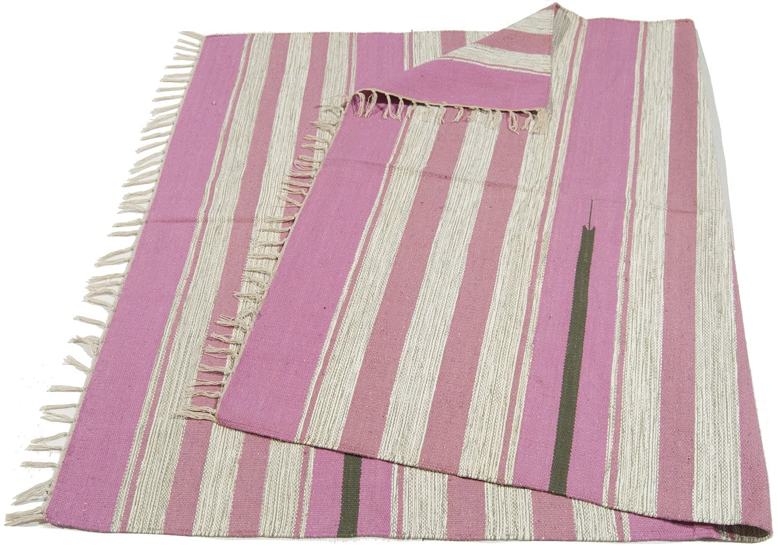 Galleria Farah1970) - 180x120 CM Kilim Autentico, Originale e Fatto a Mano Ideale Per la Sala, Salotto, Ufficio, Seconda Casa e la Cucina (LAVABILE IN LAVATRICE)