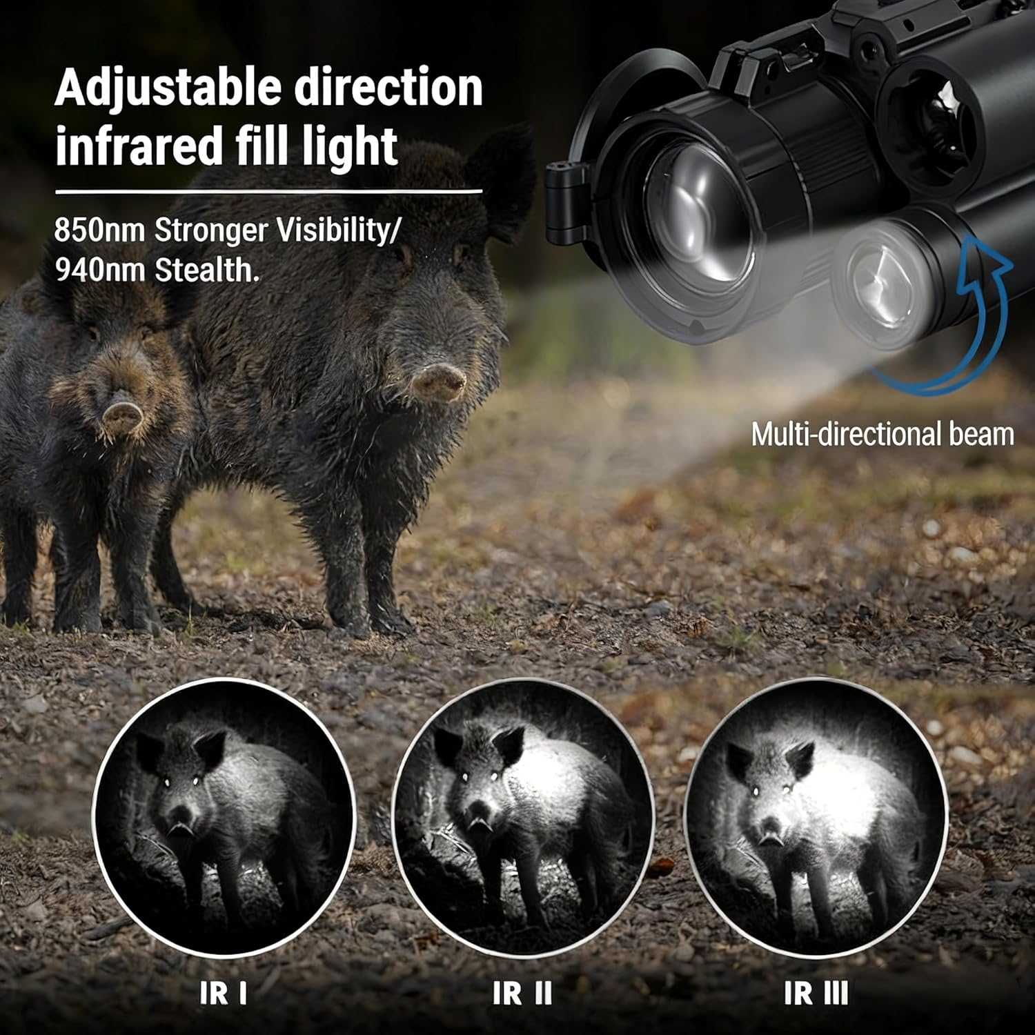 Night Vision Rifle Scope with Rangefinder, Day/Night Digital Optic, HD CMOS, Variable Zoom, Wi-Fi, IP67 Waterproof – for Hunting & Outdoor Use