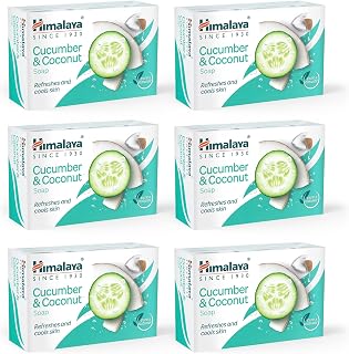 Himalaya Herbals Cucumber and Coconut Soap, 125g (Pack of 6) Price In India