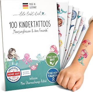 Meerjungfrau-Tattoos, 100 Stück