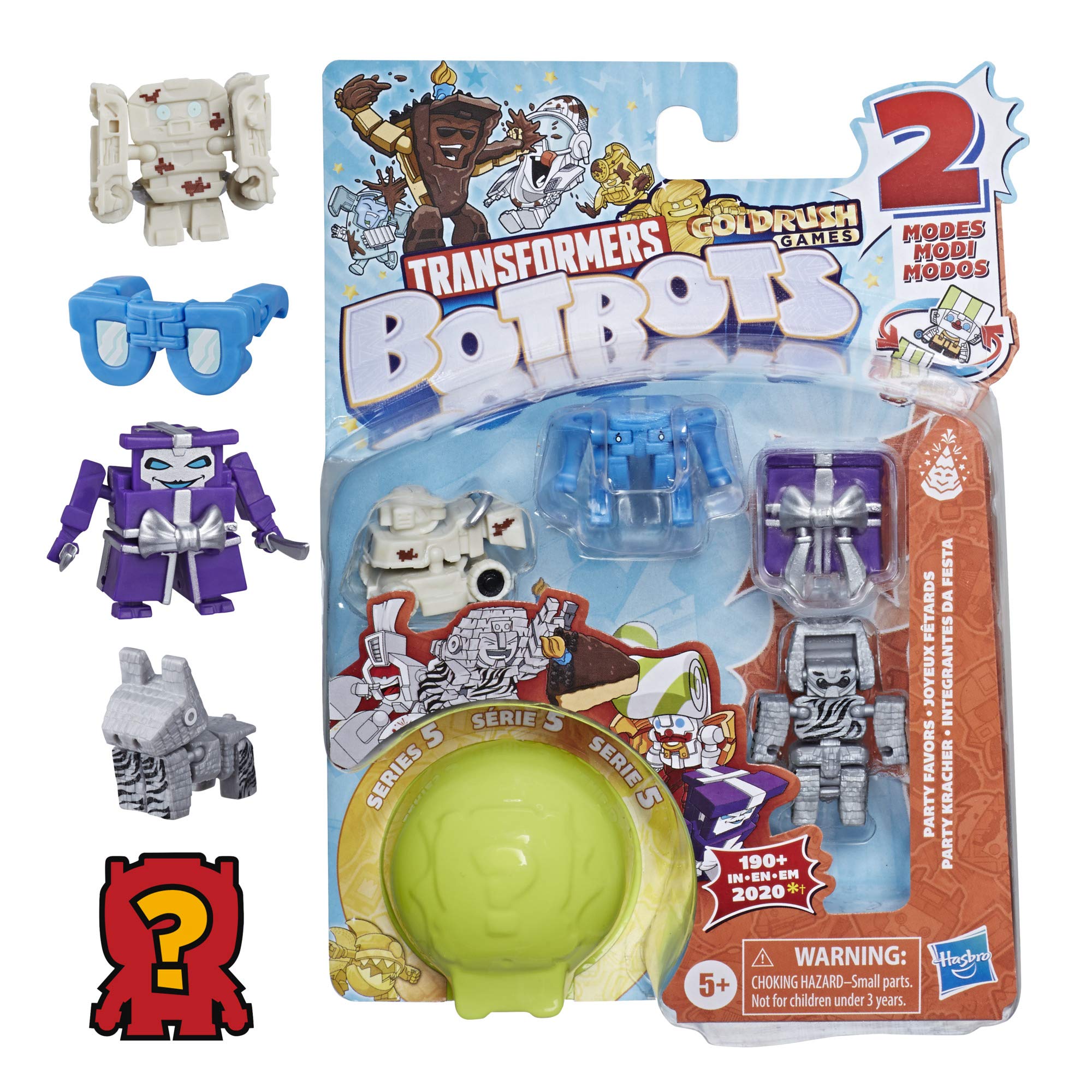 Amazon.com: Transformers Toys BotBots Series 5 Party Favors 5-Pack 