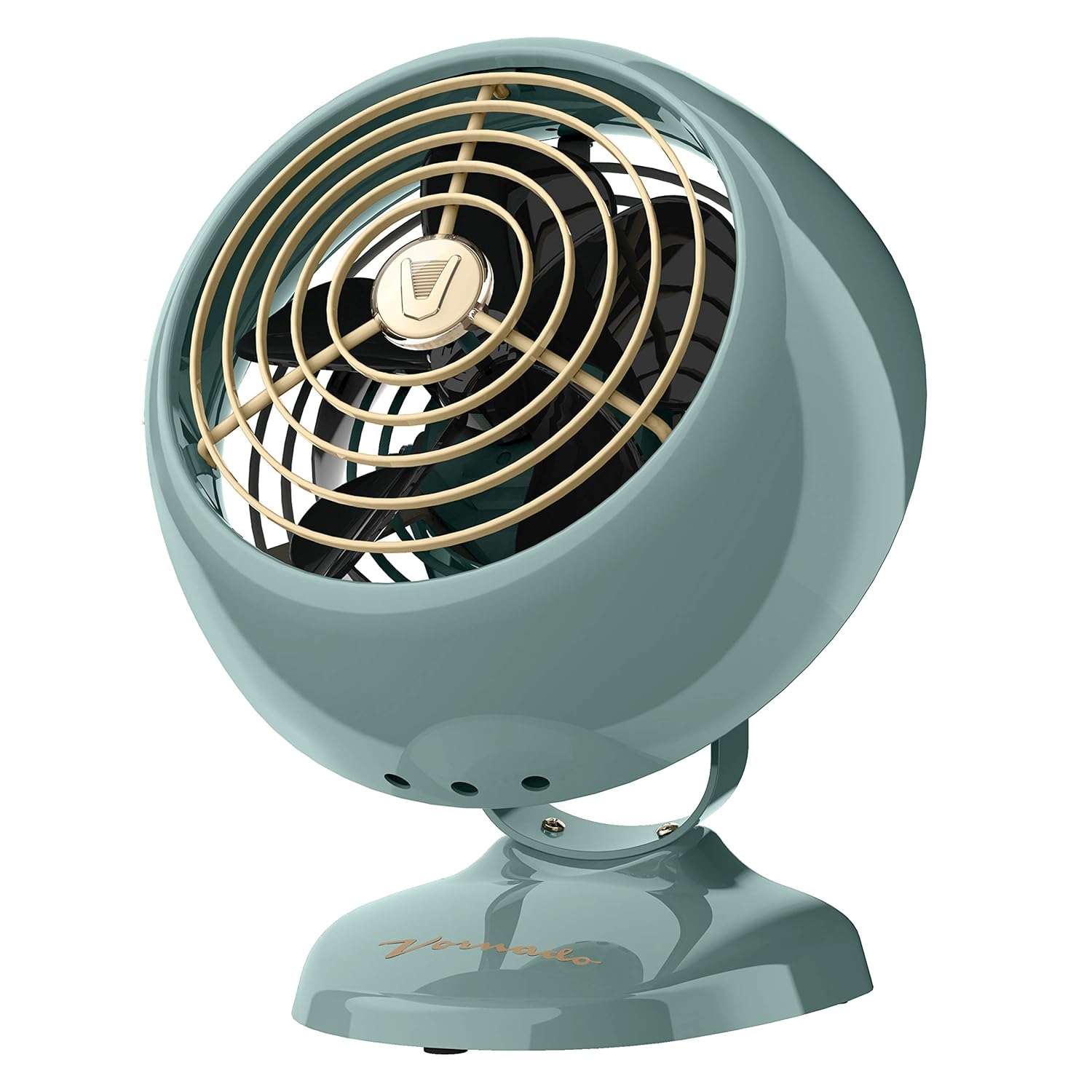 Vornado VFAN Mini Fan Classic Vintage Fan Retro Metal Air Circulator For Desk Bedside 2 Speeds Adjustable Tilt