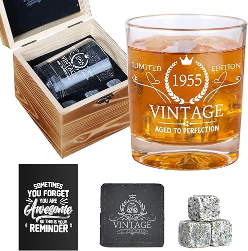 Miniatura 8 de Regalos de cumpleaños 21 para él, vasos de whisky 2003, gafas anticuadas, ideas de regalo de cumpleaños 21, regalos de cumpleaños 21 para él,