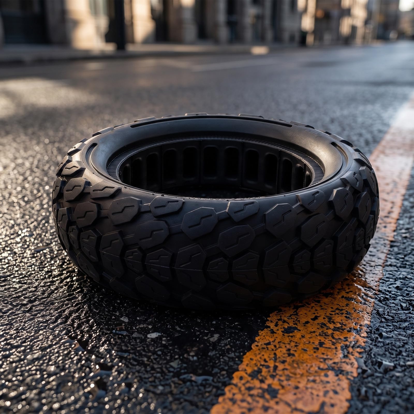 ABOOFAN Neumático para Patinete Eléctrico 9 Pulgadas de Goma Maciza