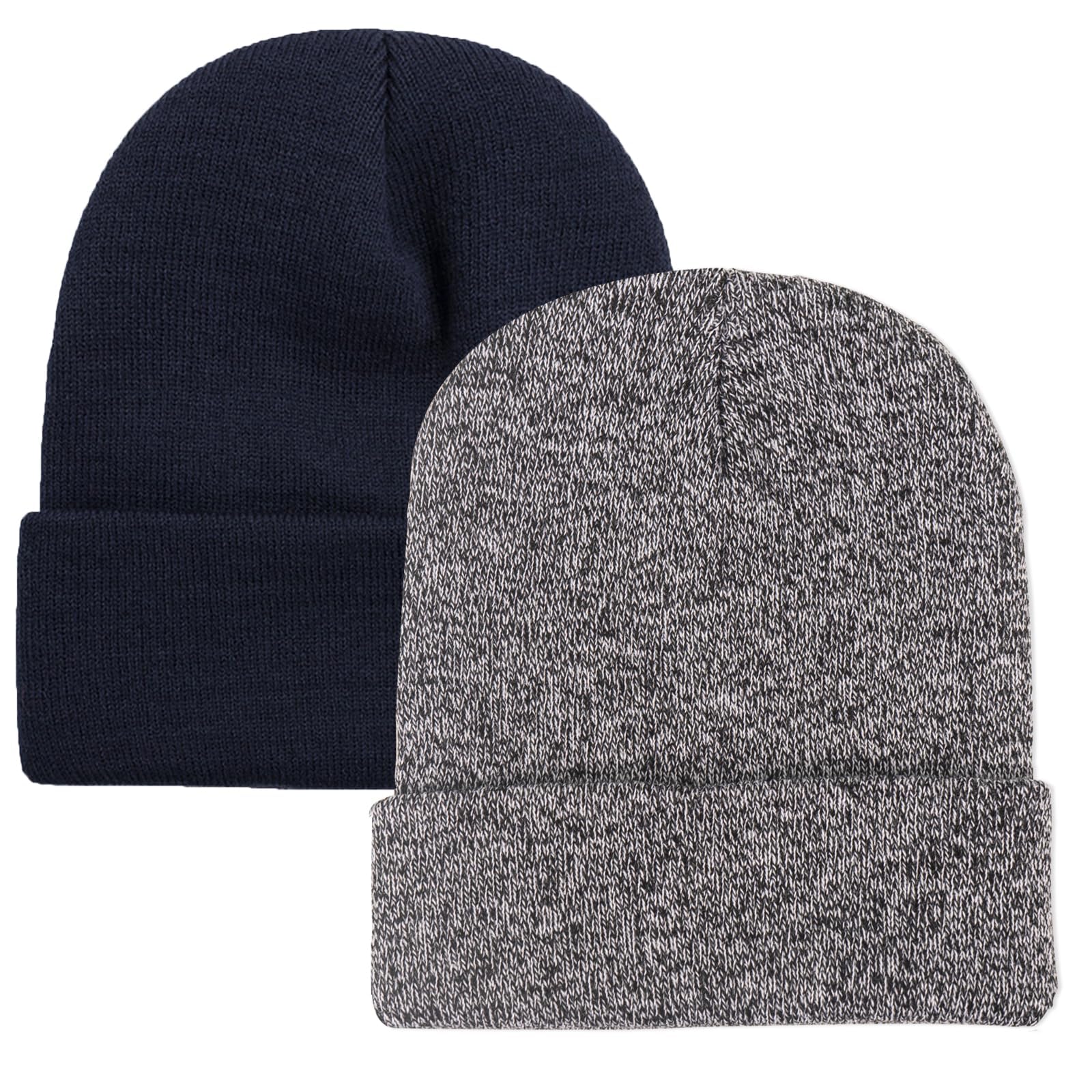 ZOORON Beanie for Men Women Slouchy Winter Beanie Hats Cuffed Skull Caps