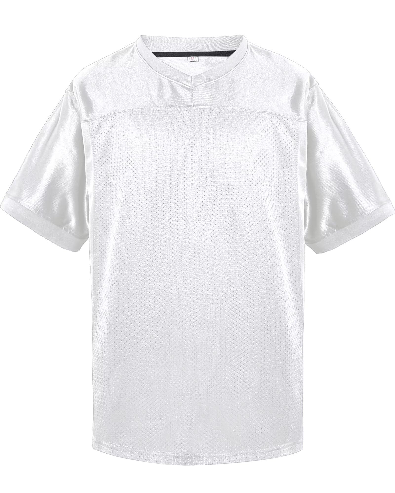 Mens Blank Football Jersey Custom Plain Hip Hop Hipster Tshirts Soccer Sports Active Tee