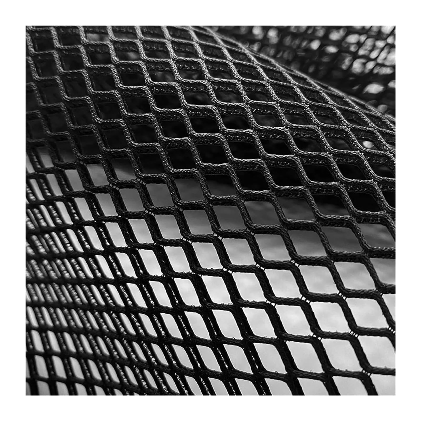 Tejido de malla para costura, Tela de malla capa aire 3D rejilla poliéster, 1 yarda, 140cm, blanca, negra for coser(Black,90cmx140cm)