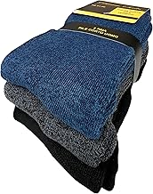 Thermal Socks in Short Fleece for Skiing, Mountain, Hiking, Trekking, Heavy Socks for Men and Women, Mid-Calf, Ankle and Ghost