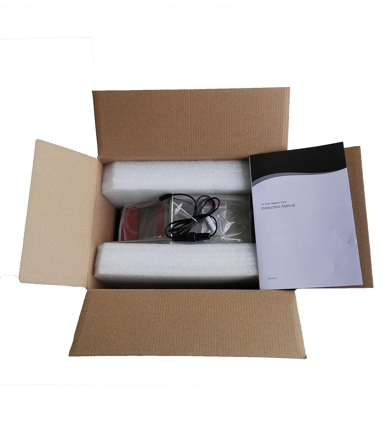 Hot Plate Magnetic Stirrer Digital Thermostatic Magnetic Stirrer with LCD Display Maximum Stirring Capacity 2 Litersof Max Temperature 400 Degree Celsius