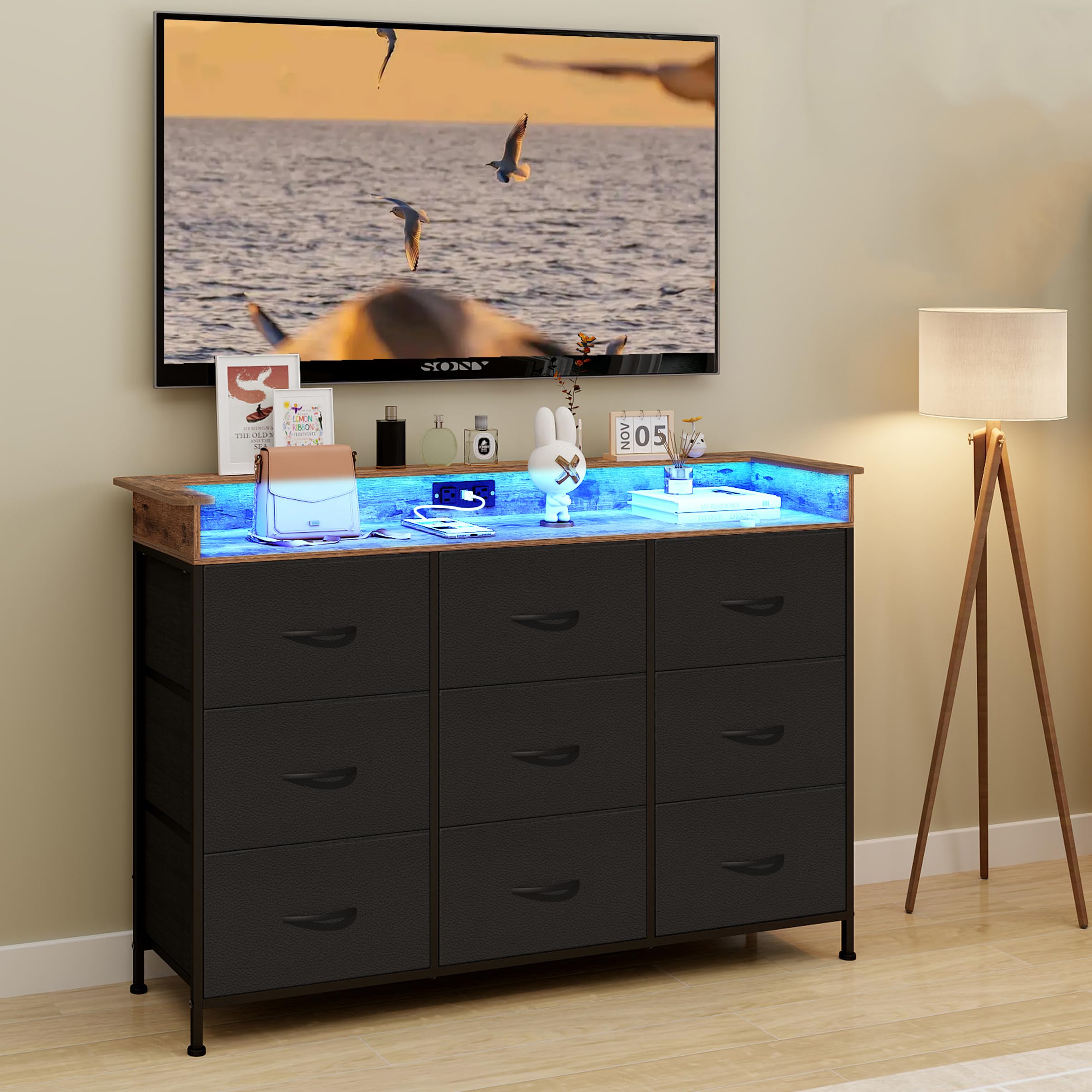 chinese dress ladies Adnet Leather Chest of Drawers | PMC main image 0