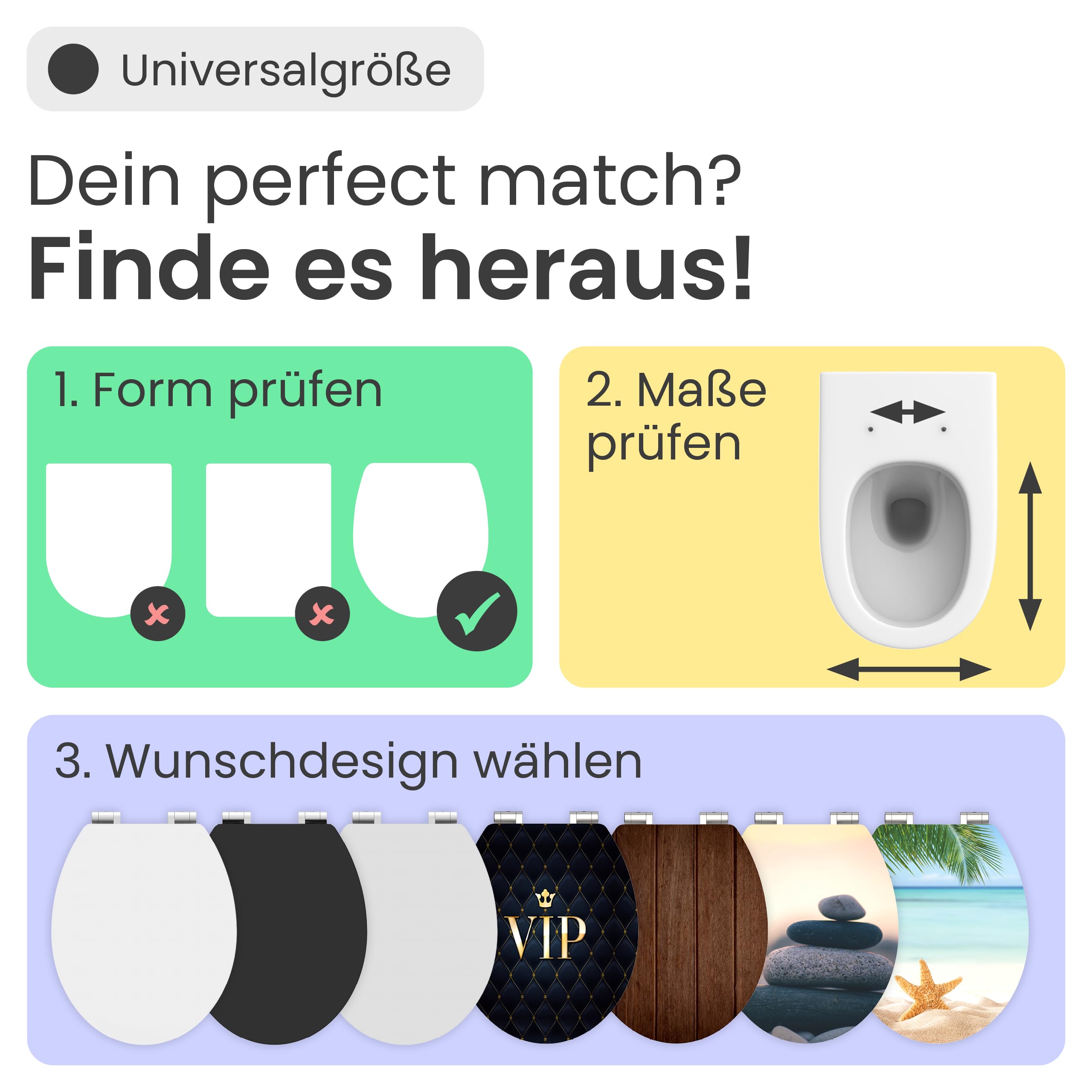 instmaier Gaia | Toilettendeckel | Oval | Weiß | FSC zertifiziert | WC-Sitz mit Absenkautomatik | Toilettensitz aus nachhaltigem Holz | Klodeckel | Klobrille | Toilettenbrille