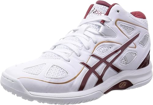 Amazon アシックス バスケットシューズ Lady Gelfairy 7 Tbf402 0129ホワイト ロイヤルバーガンディー 26 5 Asics アシックス バスケットボール