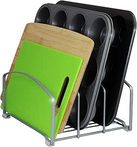 DecoBros Kitchen Houseware Organizer Pantry Rack, Silver