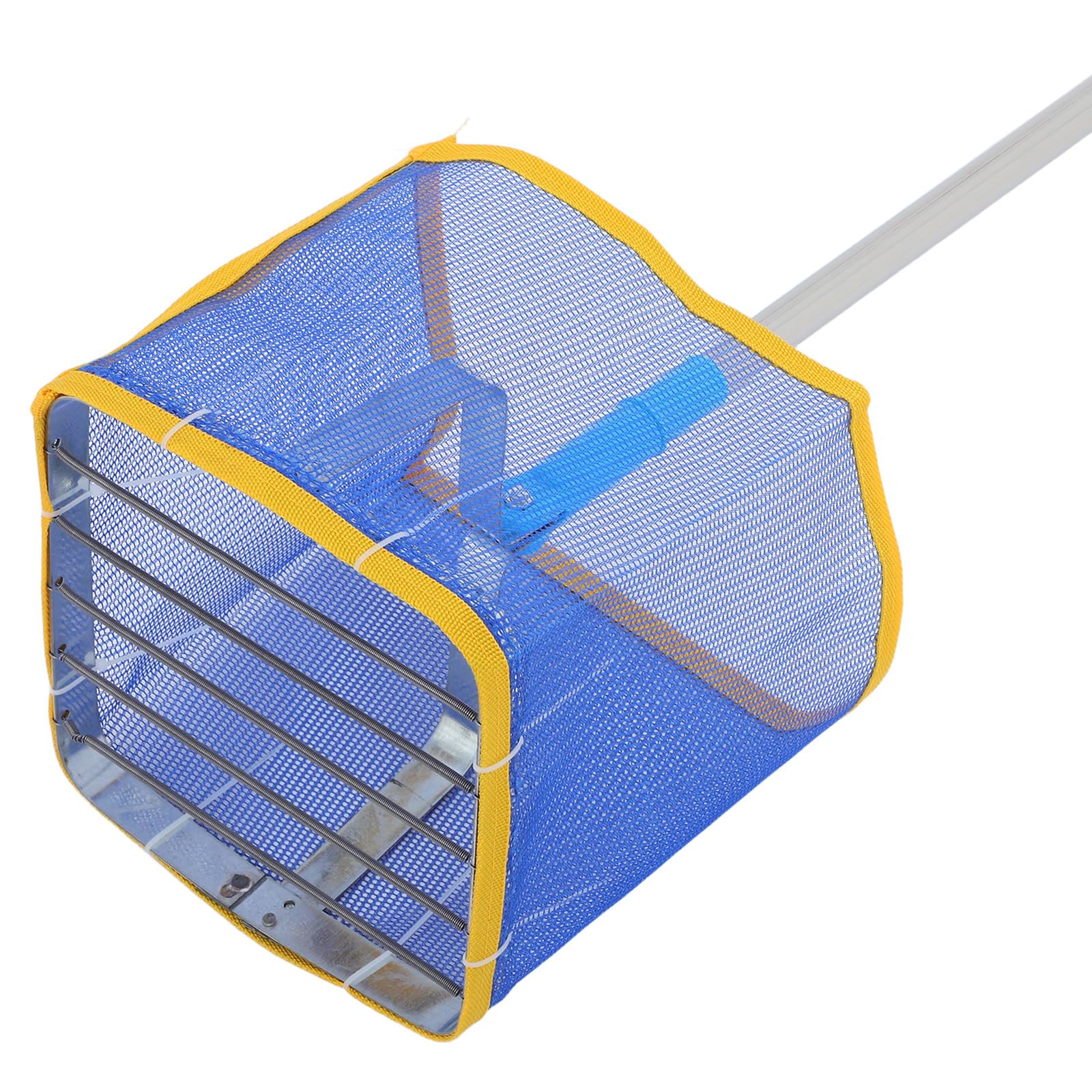 POPETPOP Teleskopischer Tischtennisball Auffangkorb aus Robustem Material Großer Ballsammler für Training Müheloses Aufheben ohne Bücken Tragbares Ballfangnetz für Tischtennissport