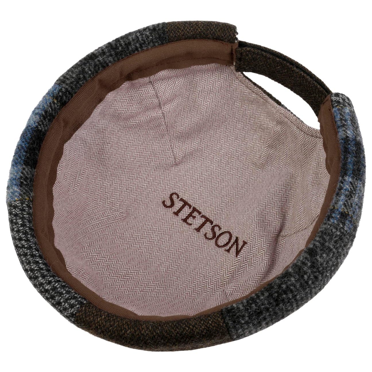 Stetson Viscott Berretto Docker Patchwork Prodotto in UE Uomo Autunno Inverno