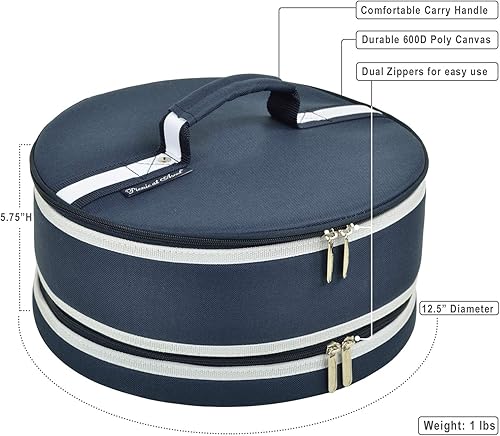 Miniatura 7 de Picnic at Ascot Porta pasteles y pasteles original de 12 pulgadas de diámetro, diseñado y aprobado de calidad en los Estados Unidos