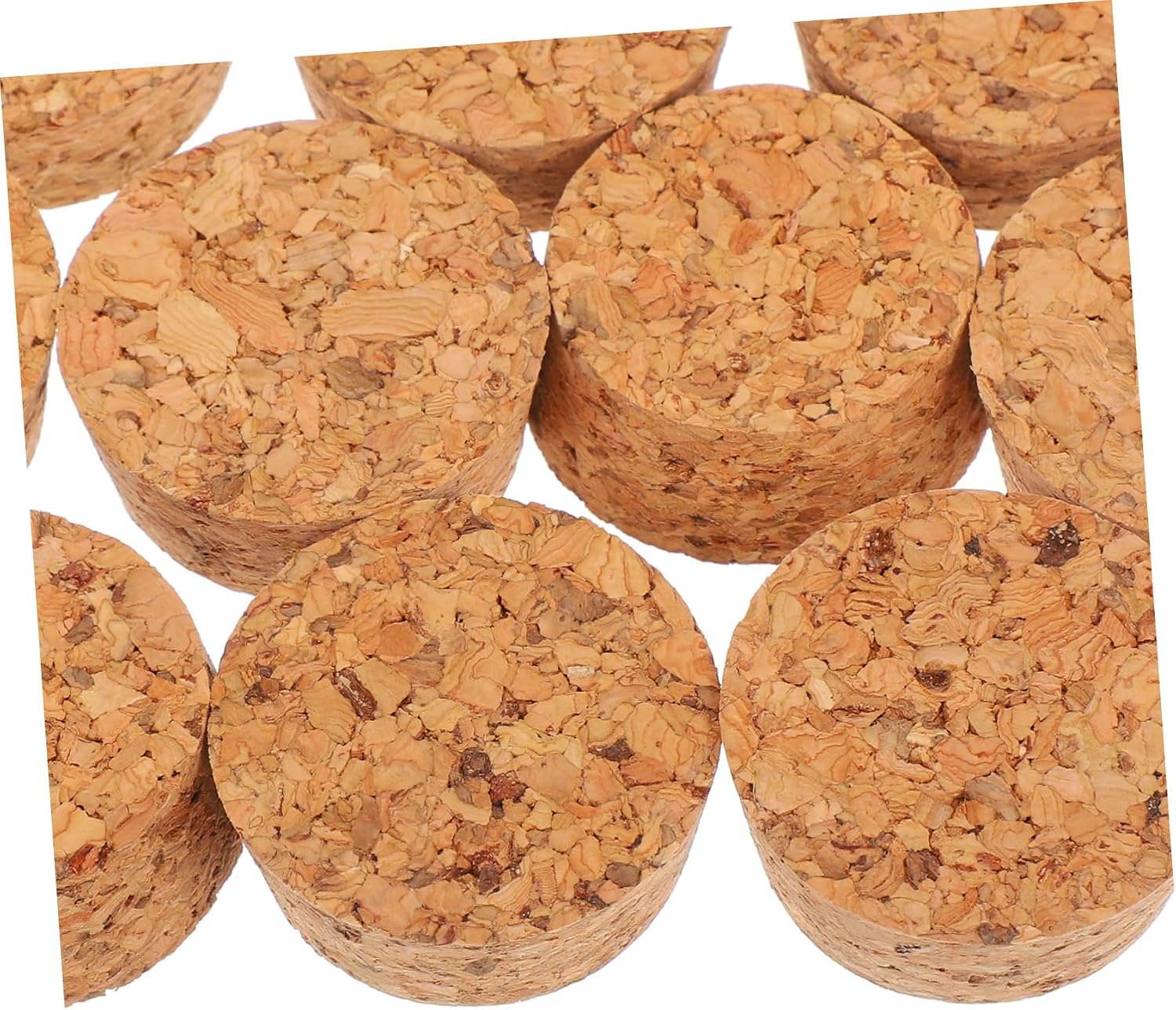 20pcs Wooden Tapered Cork Stoppers for Wine Bottles Natural Wood Plugs Leakproof Design for Home Brewing and Wine Preservation