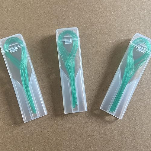 Miniatura 3 de EasyHonor Enhebradores de hilo dental para frenos, puentes e implantes, verde, 210 unidades (paquete de 6)