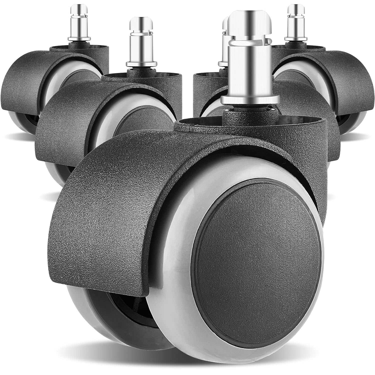 2 Inch Office Chair Caster Wheels Replacement Set of 5