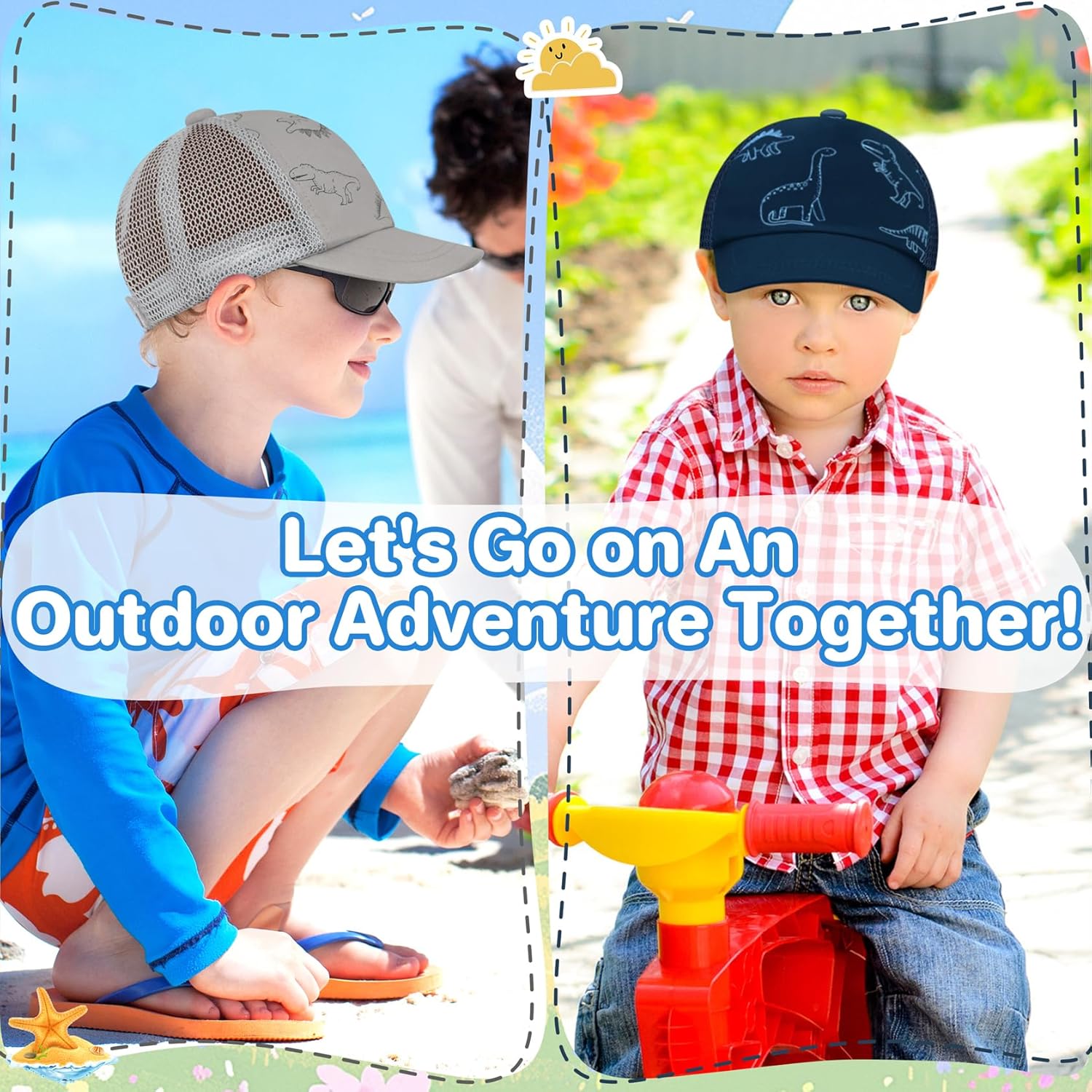 qikqik Baby Baseball Cap Toddler Baseball Hat Infant Ball Cap Newborn Hats Boys Girls Toddler Snapback Hat Kids Trucker Hats - Image 4