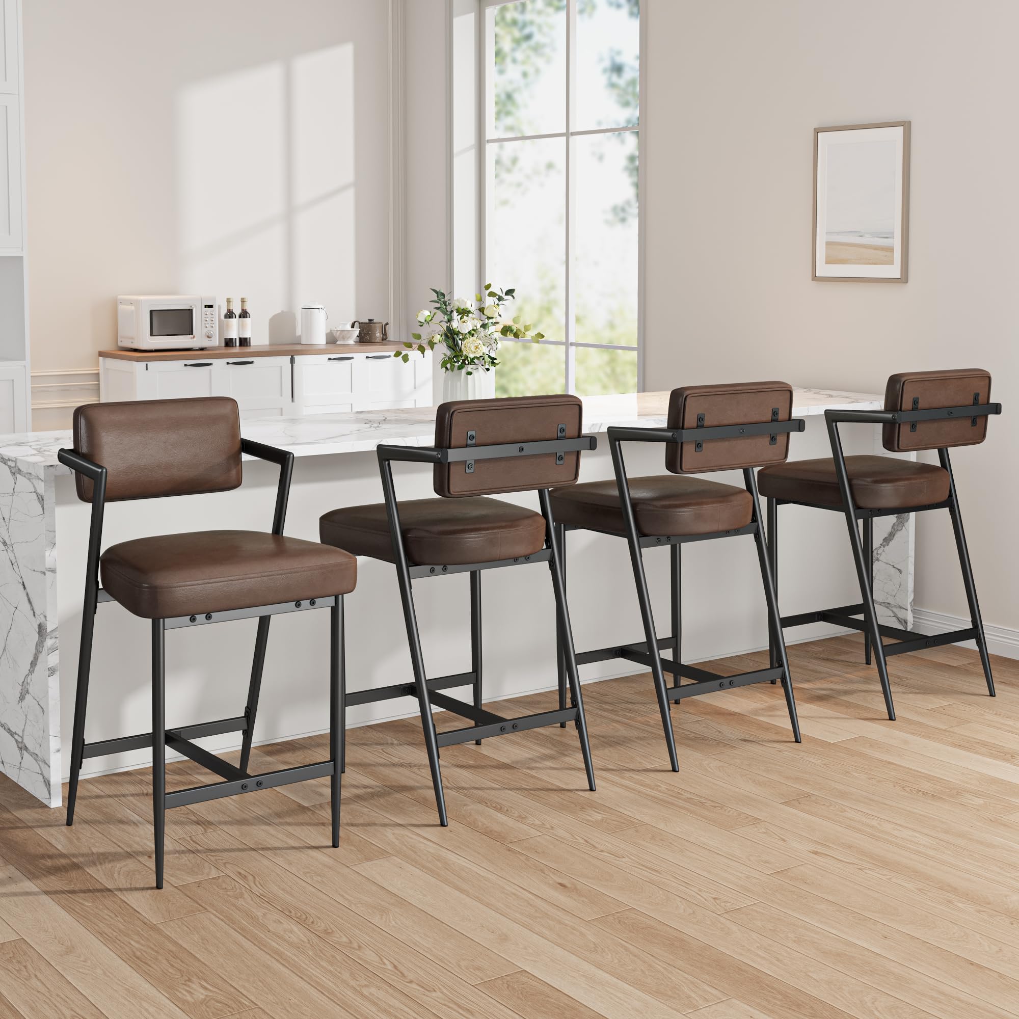 Tabourets de bar assise épaisse lot de 2 pour en finir avec le mal de dos au comptoir