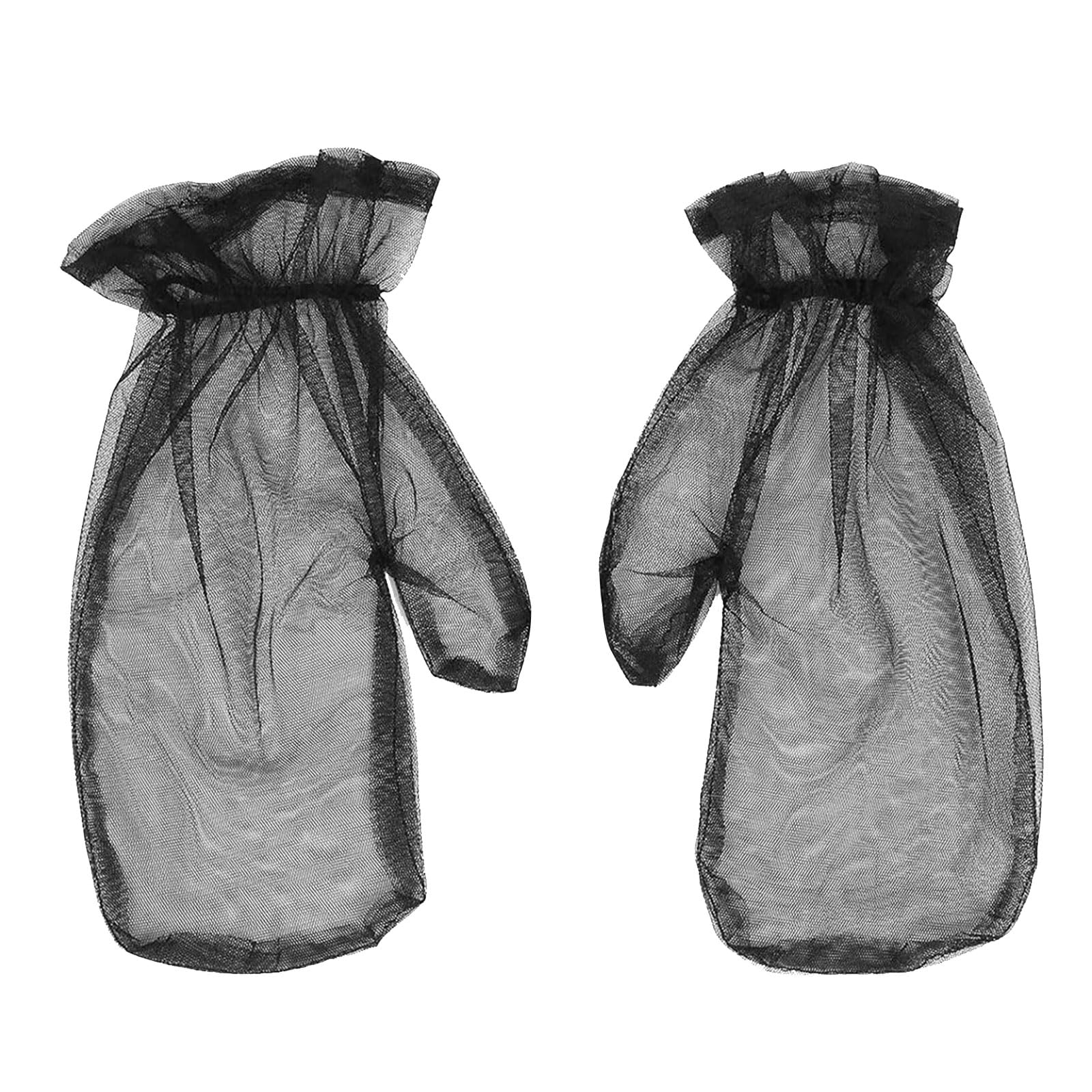 Tokaneit Mosquito Repellent Gloves, Anti Mosquito Insect Resistant Hand Protection, Mesh Gloves for Hand Protection, Durable Gloves Fishing, for Camping, Hiking, 1 Pair