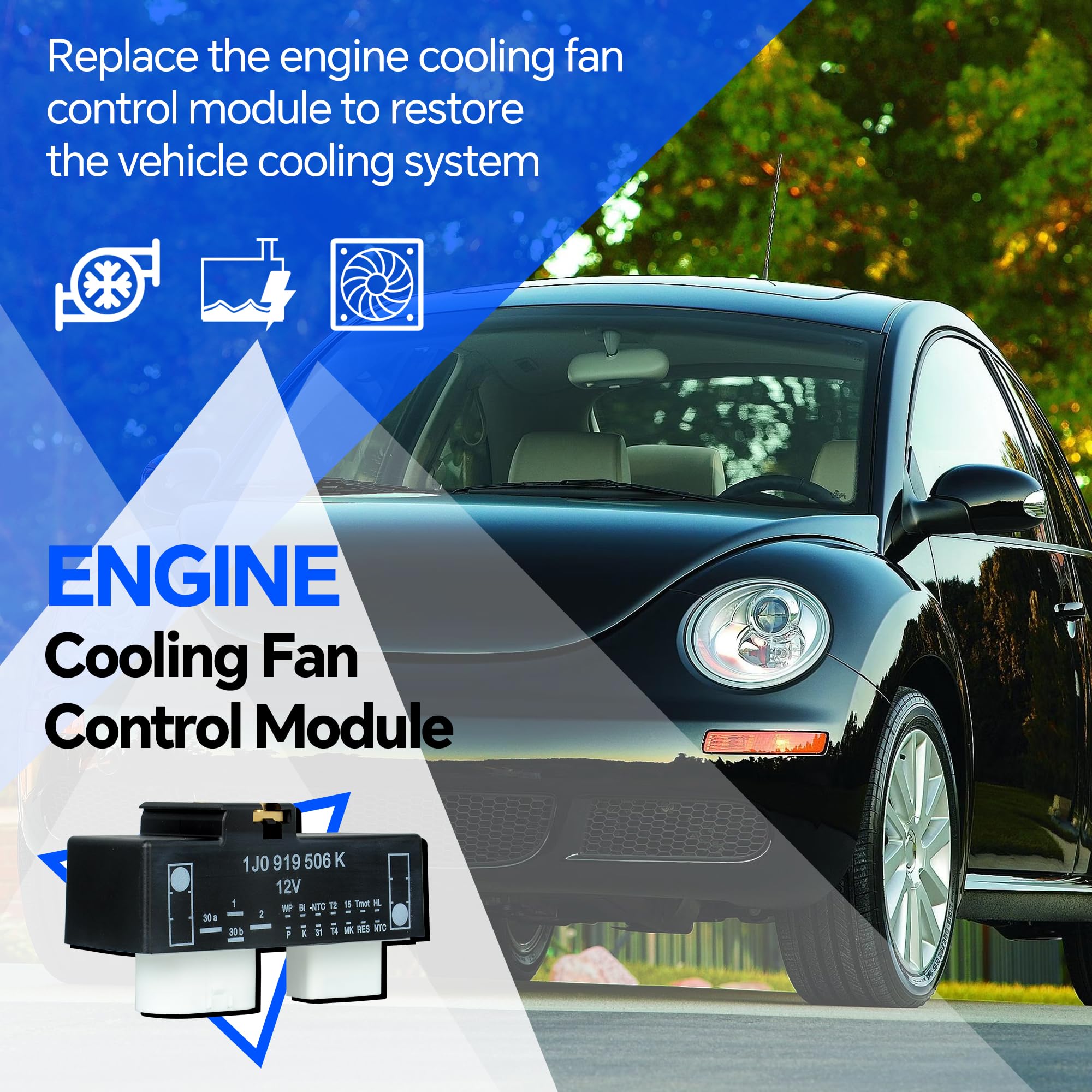 Engine Fan Control Module Snapklik.com : AdvanEX Engine Radiator Cooling Fan Control Module ...
