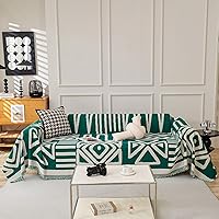 Vista 15 de VClife - Funda para sofá de 3-4 plazas, de felpilla, moderna, antideslizante, gruesa, multiusos, protectora, con borlas, patrón geométrico, 0 a Boho