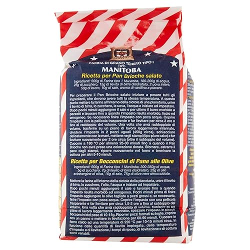 Miniatura 3 de Molino Spadoni Farina Manitoba Di Grano Tenero Tipo 1, 35.27oz